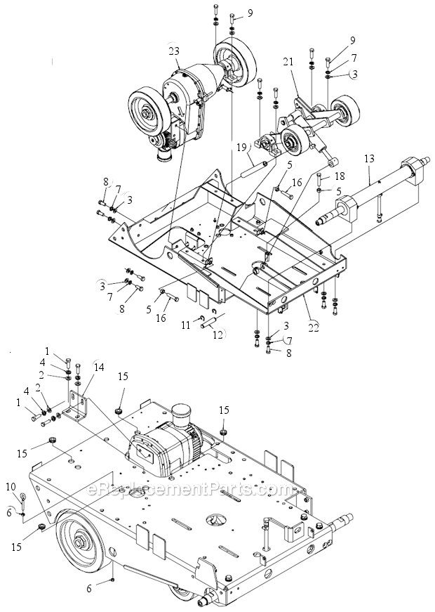 Page V Diagram and Parts List for MK-4024KB  MK Diamond Concrete Saw